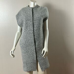 storm & marie ash waist coat ice vest jacket small extra small wool blend 2/34